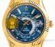 N9 Swiss Rolex SKY-DWELLER World Timer Copy Watch Yellow Gold Blue Face (2)_th.jpg